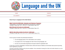 Tablet Screenshot of languageandtheun.org